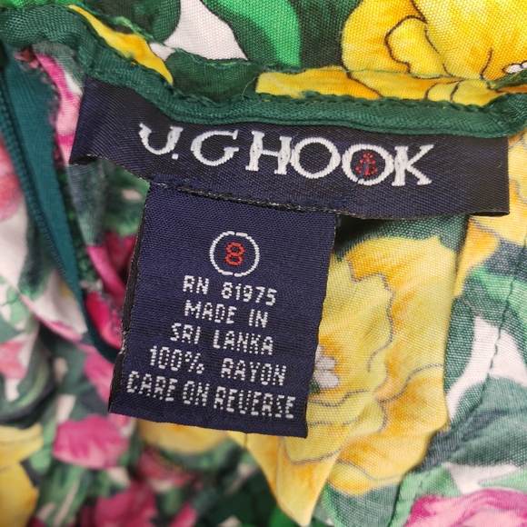 🌜5/$25🌛Vintage J.G. Hook Floral Skirt - Picture 2 of 4